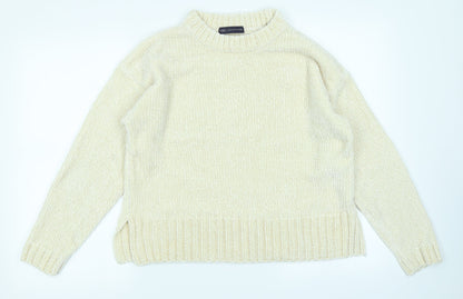 Marks & Spencer Collection Womens Ivory   Pullover Jumper Size M