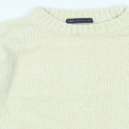Marks & Spencer Collection Womens Ivory   Pullover Jumper Size M