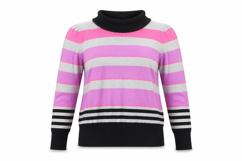 Marks & Spencer Womens Multicoloured Striped  Pullover Jumper Size 16