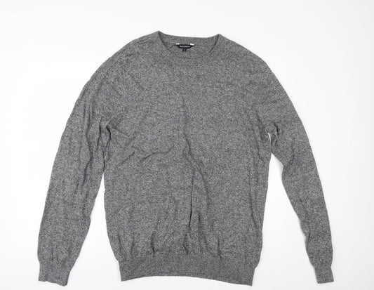 Peacocks Mens Grey   Pullover Jumper Size L