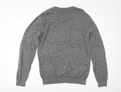 Peacocks Mens Grey   Pullover Jumper Size L