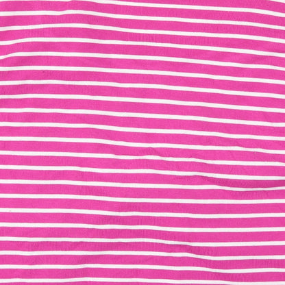 Preloved First Avenue Womens Pink Striped  Pullover Jumper Size M - Label