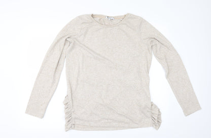 Next Womens Beige   Pullover Jumper Size 14