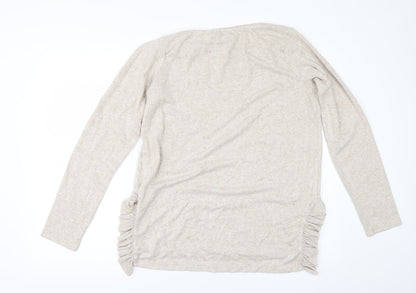 Next Womens Beige   Pullover Jumper Size 14