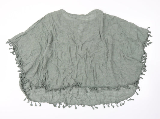 Preworn Womens Green   Cape Jumper Size M