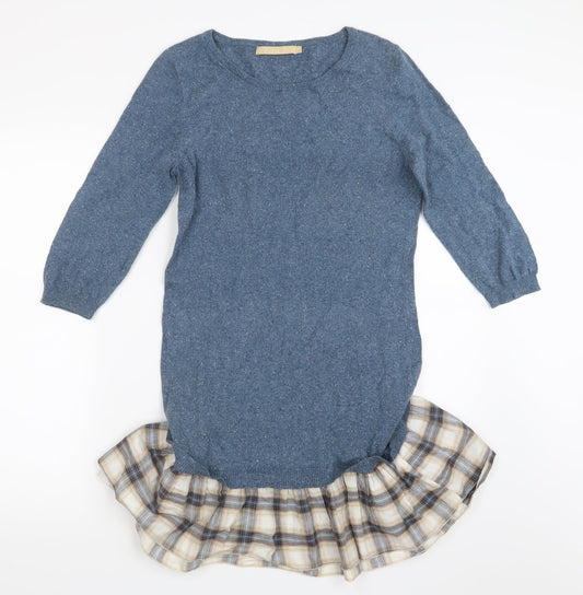 NEXT Womens Blue  Knit Pullover Jumper Size 10