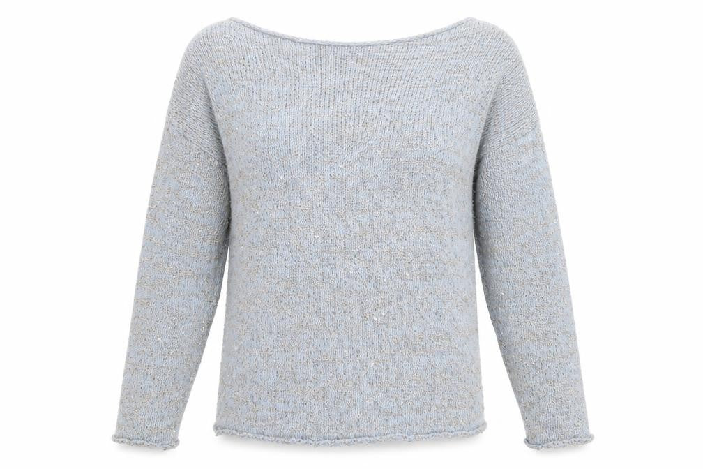 George Womens Blue  Knit Pullover Jumper Size 12