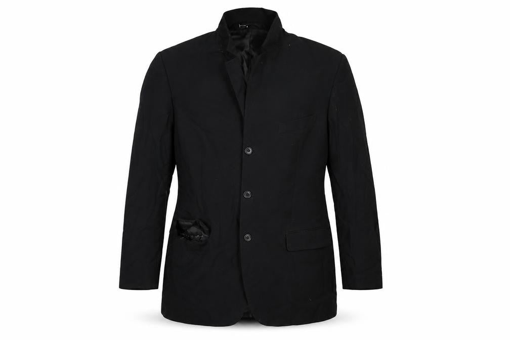 George Mens Black   Jacket Suit Jacket Size 42