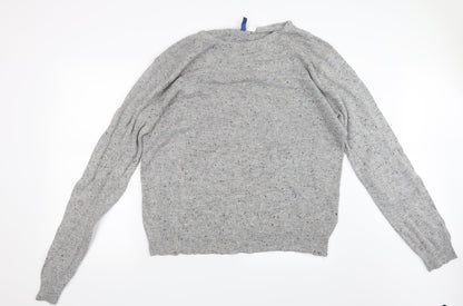 Divided by H&M Mens Grey  Knit Pullover Jumper Size XL