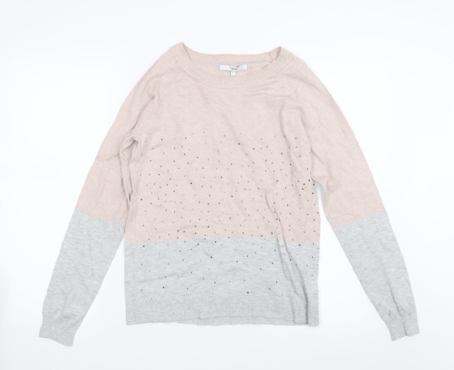 NEXT Womens Grey  Knit Pullover Jumper Size 12