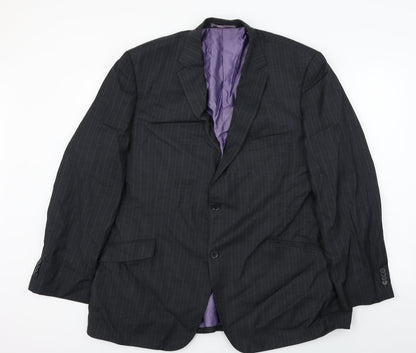 Preloved George Womens Black   Jacket Blazer Size 46 - Front