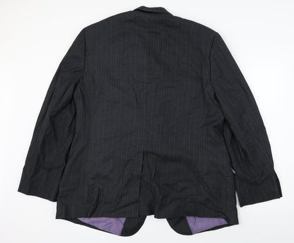 Preloved George Womens Black   Jacket Blazer Size 46 - Back