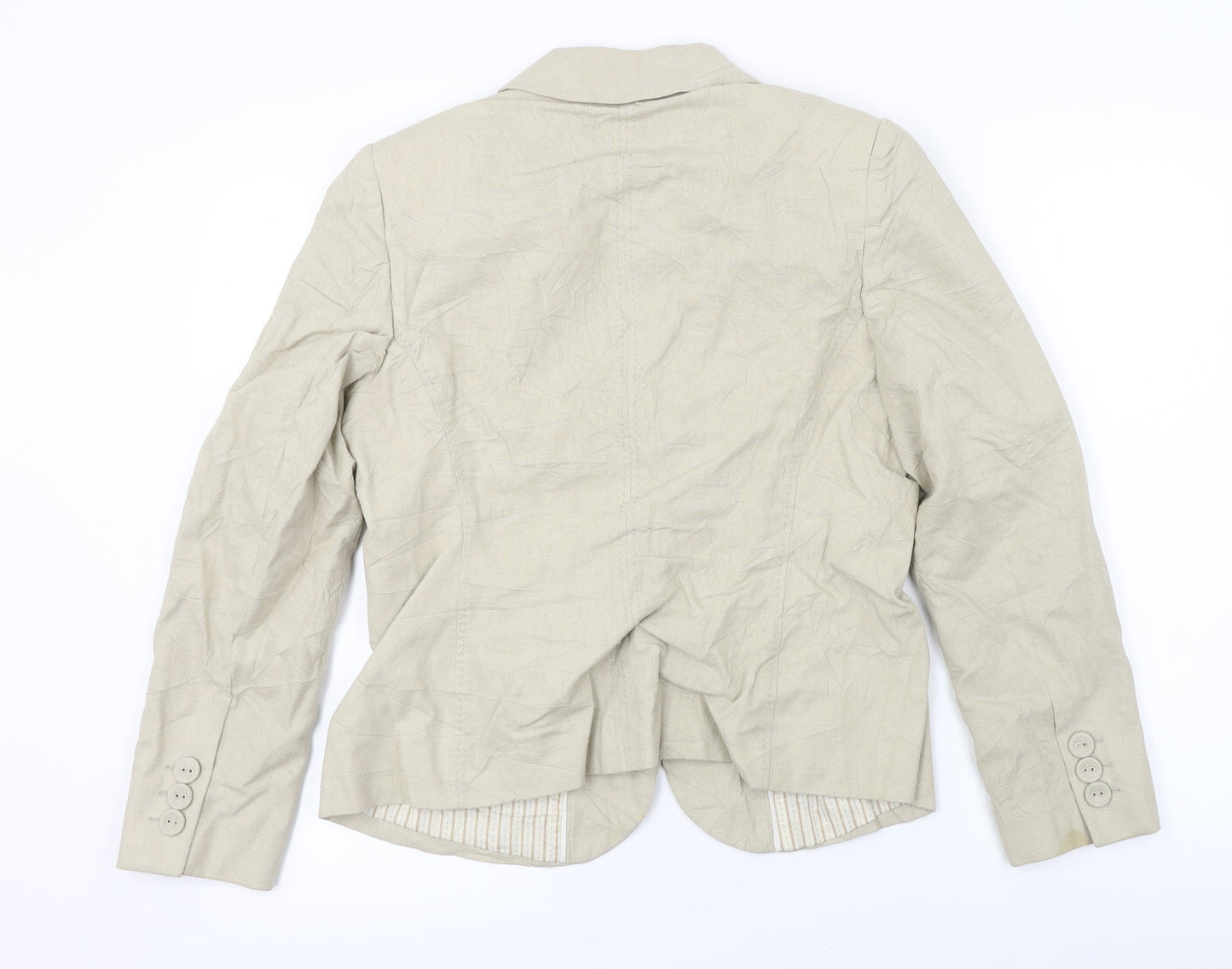 Marks and Spencer  Womens Beige   Jacket Coat Size 14