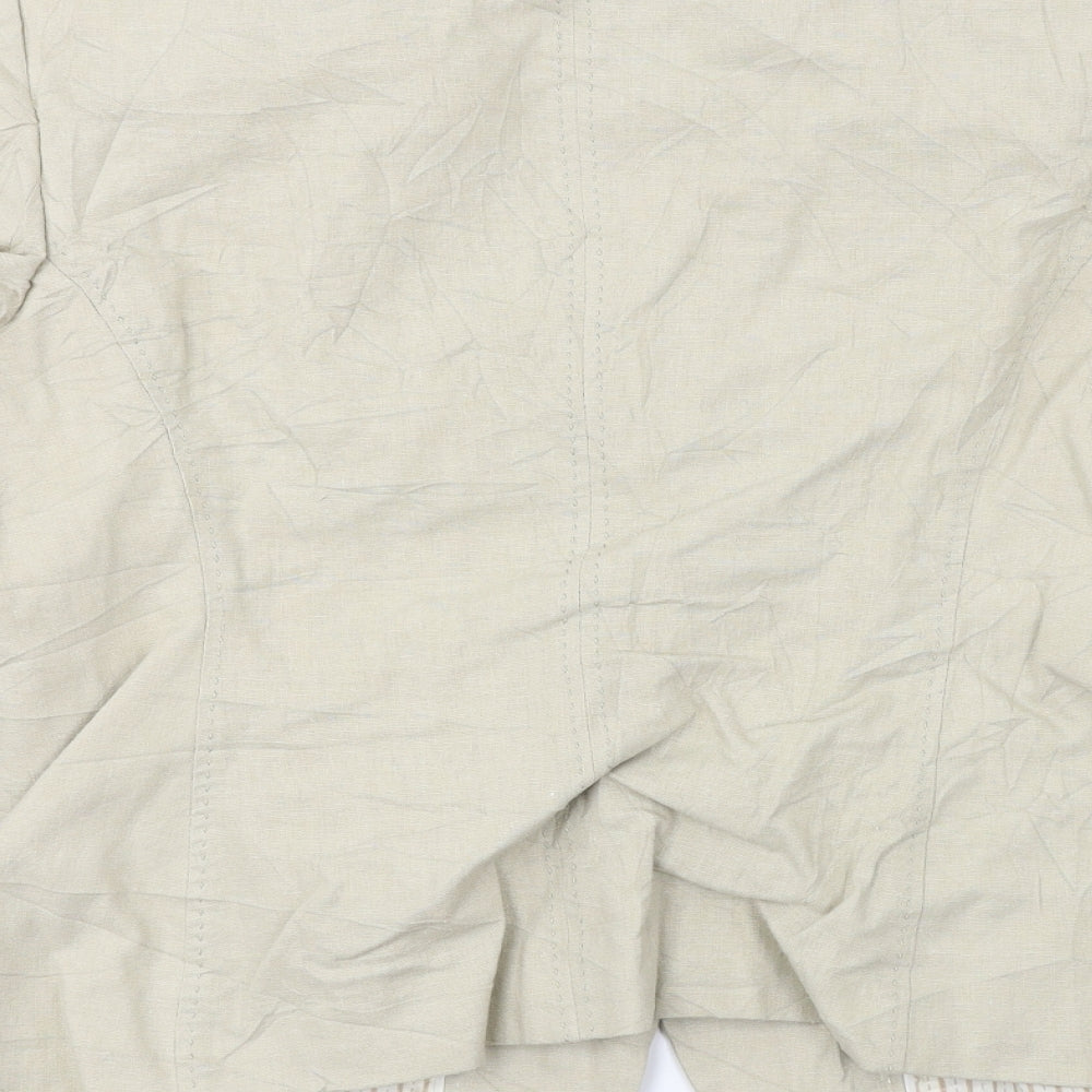Marks and Spencer  Womens Beige   Jacket Coat Size 14