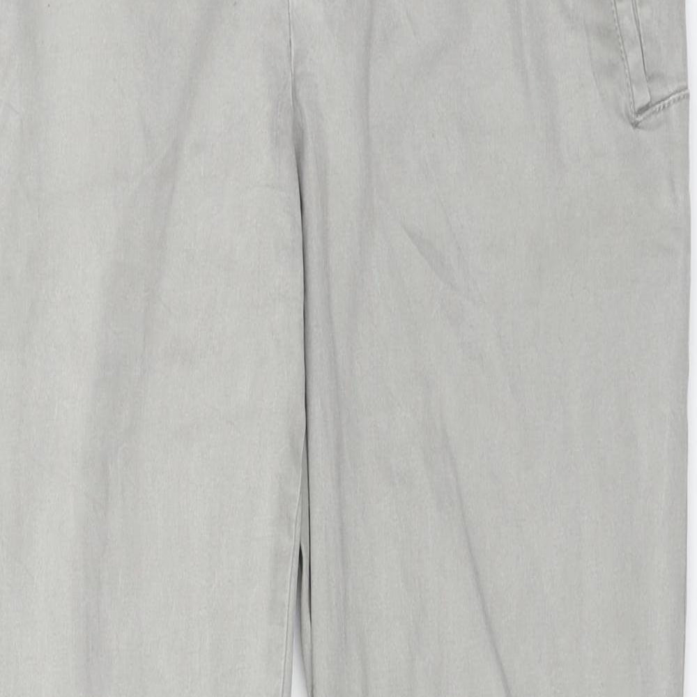 Preworn  Womens Grey   Trousers  Size 28 in L25 in