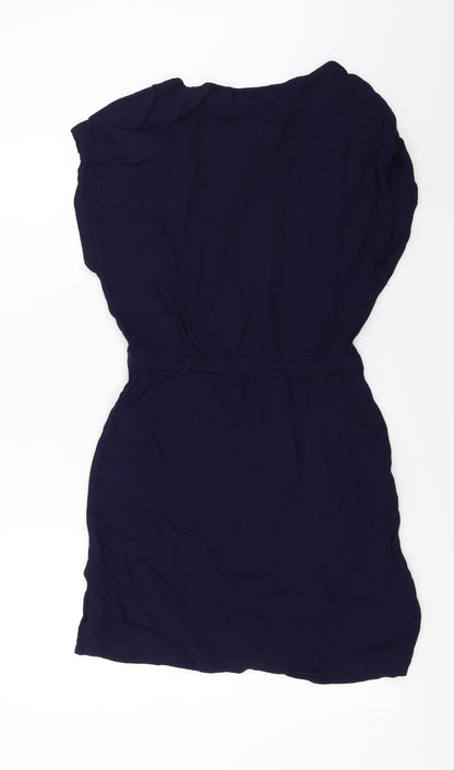 Preloved Mango  Womens Blue   A-Line  Size M - Back