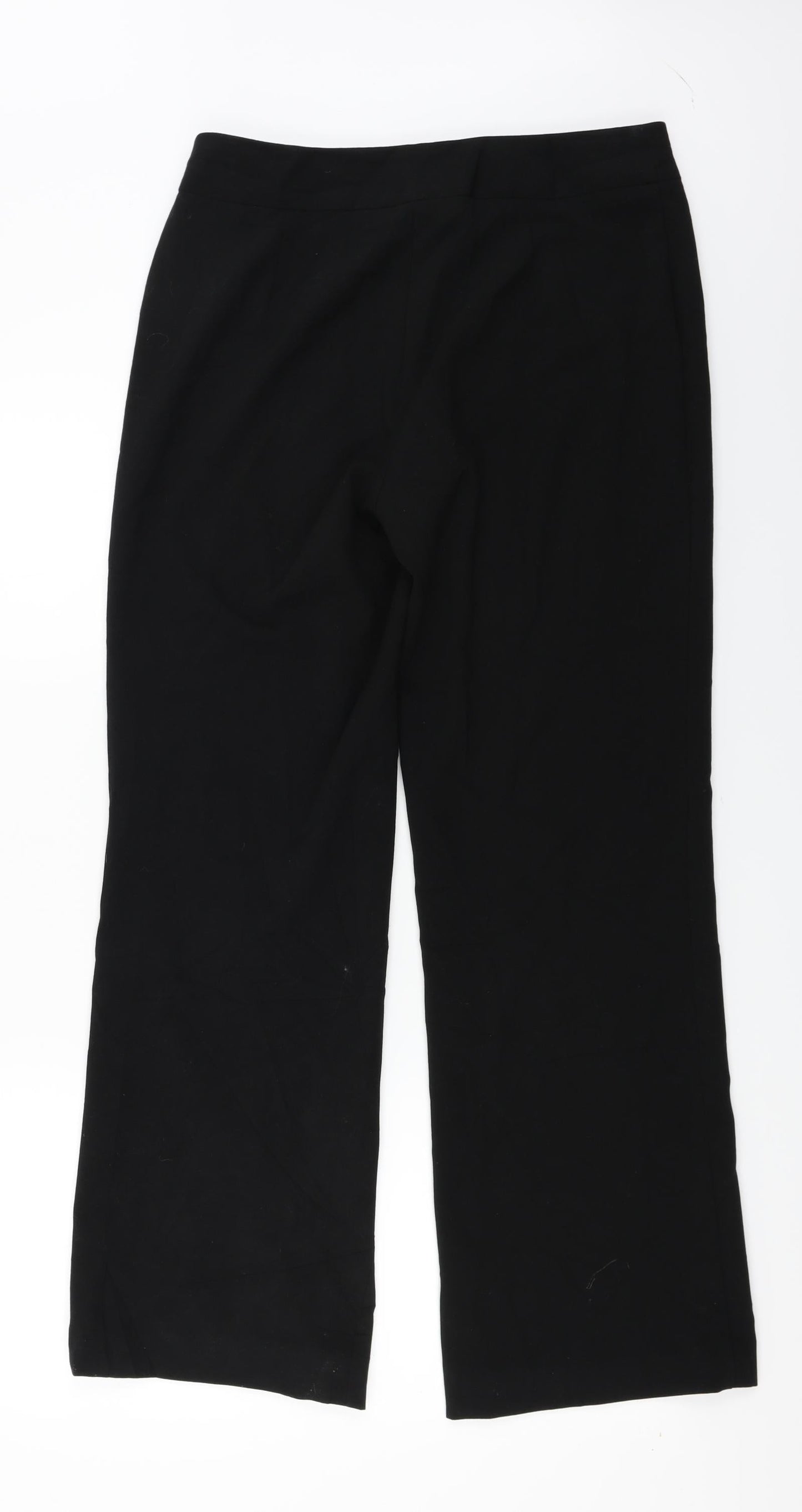 Marks and Spencer  Womens Black   Trousers  Size 12 L26 in