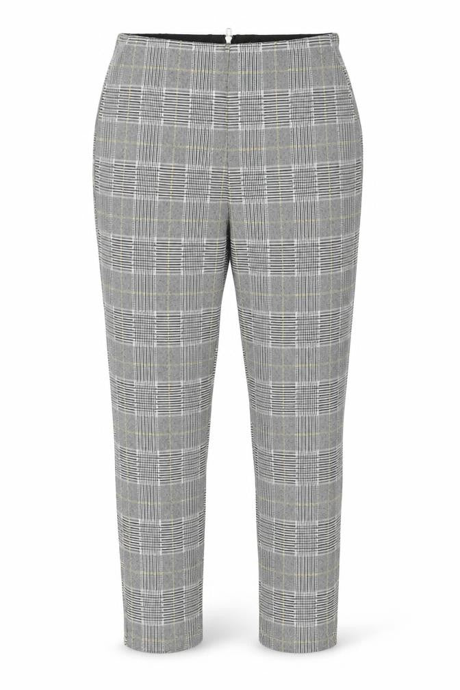 H&M Womens Grey Check  Trousers  Size M L24 in