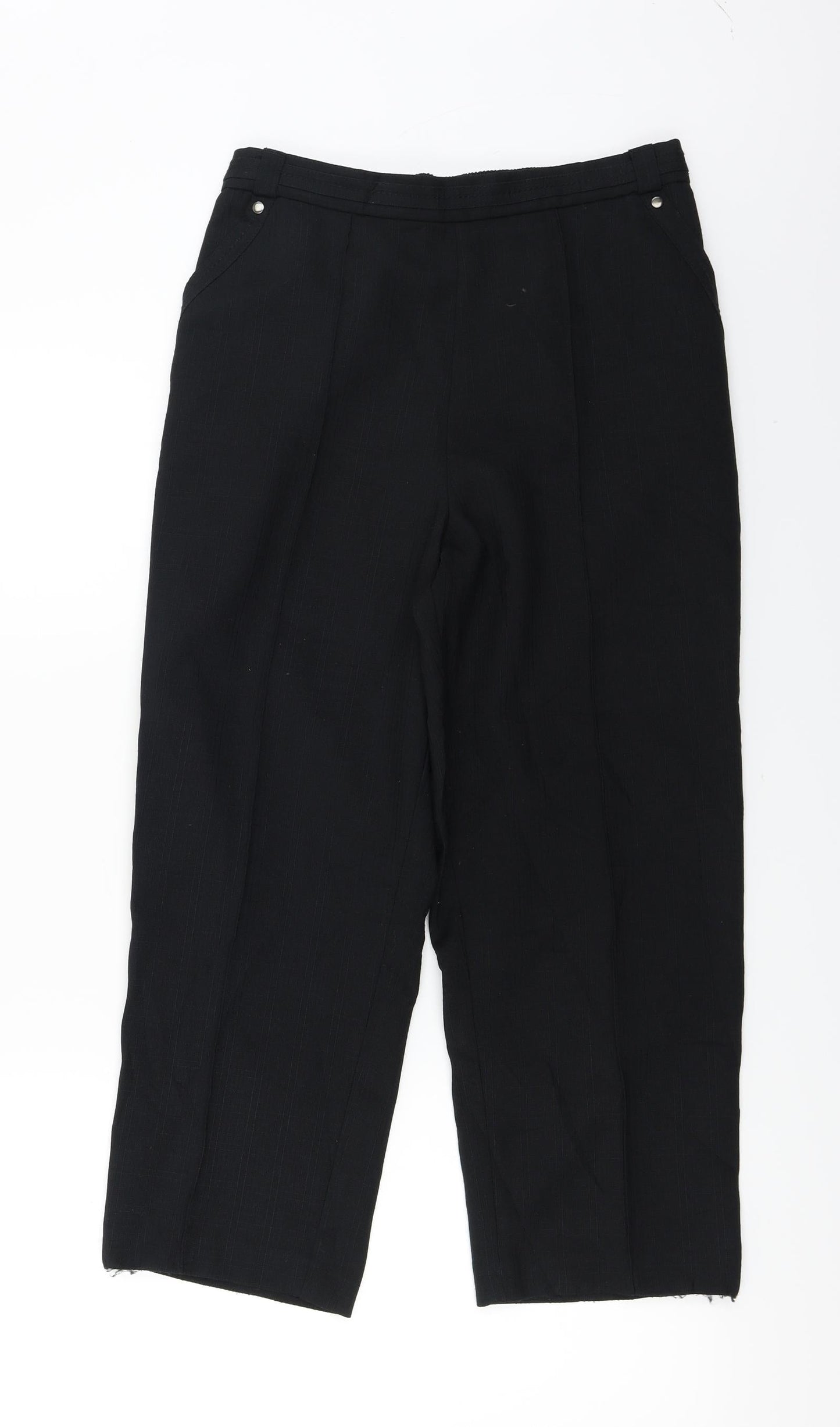 Marks and Spencer  Womens Black   Trousers  Size 10 L22 in