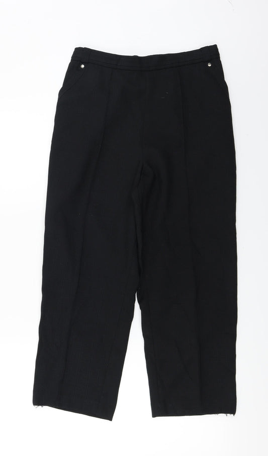 Marks and Spencer  Womens Black   Trousers  Size 10 L22 in