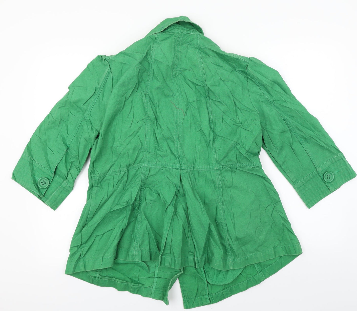 Amelie May  Womens Green   Jacket Coat Size 12