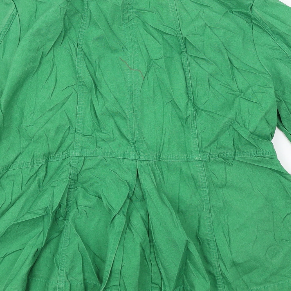 Amelie May  Womens Green   Jacket Coat Size 12