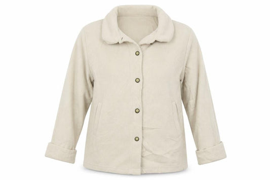 Preworn  Womens Beige   Jacket Coat Size S