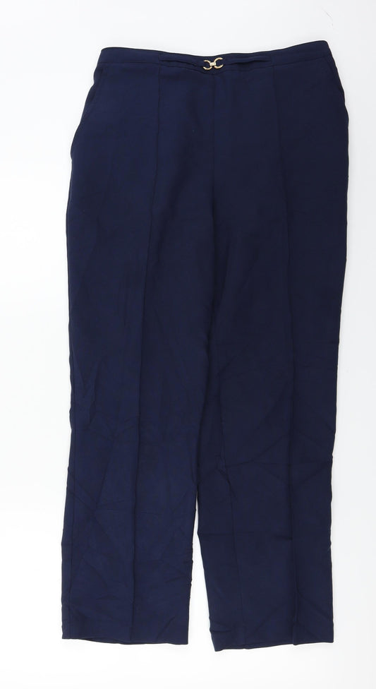 Damart  Womens Blue   Trousers  Size 30 in L25 in