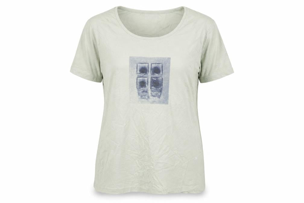 Bianca  Womens Ivory   Basic T-Shirt Size 14