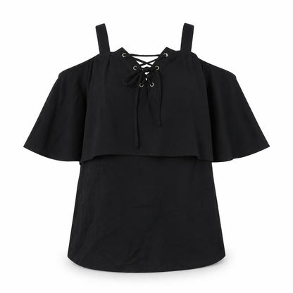 auxo Womens Black   Basic Blouse Size S