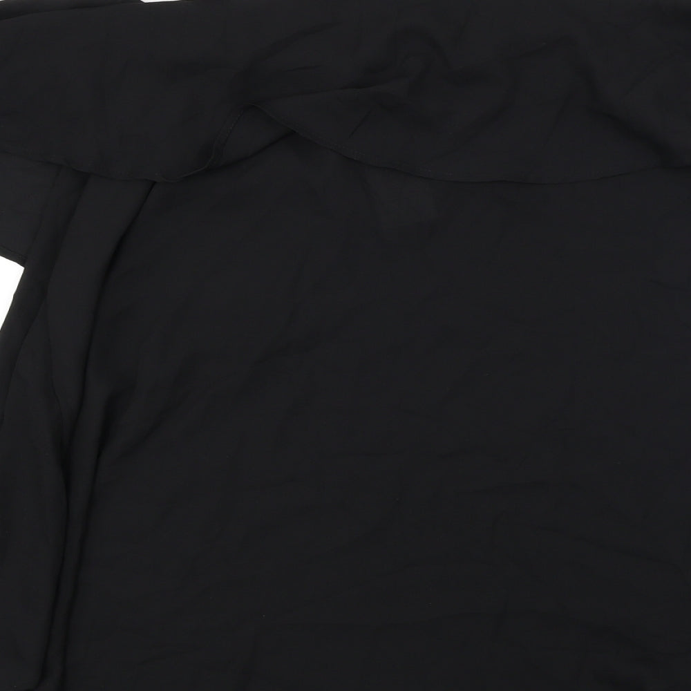 auxo Womens Black   Basic Blouse Size S