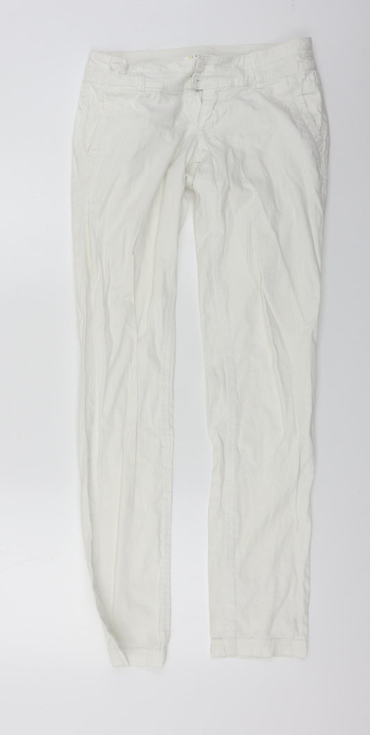 chillen Womens White   Straight Jeans Size 28 L29 in