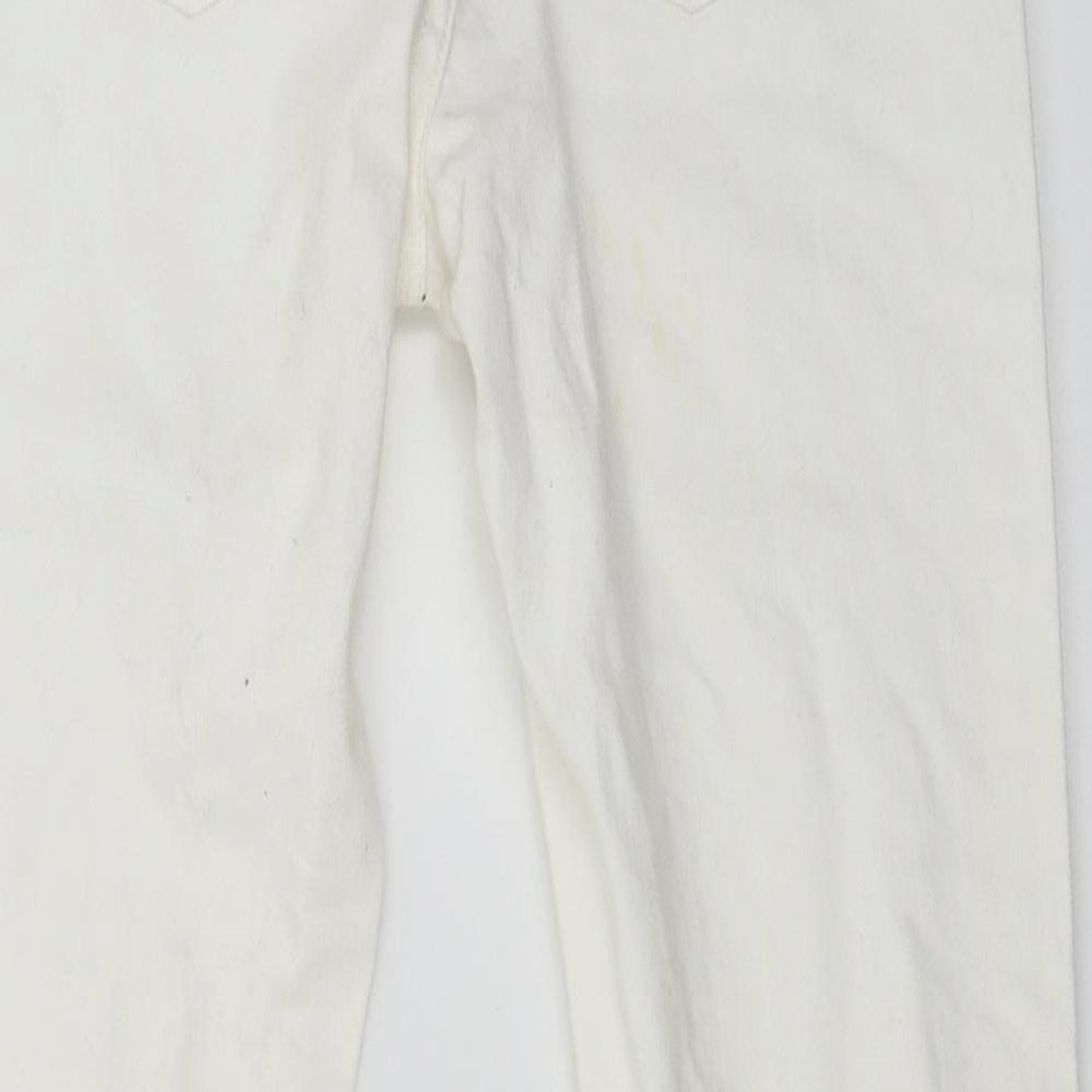 denim co Womens White   Skinny Jeans Size 10 L23 in
