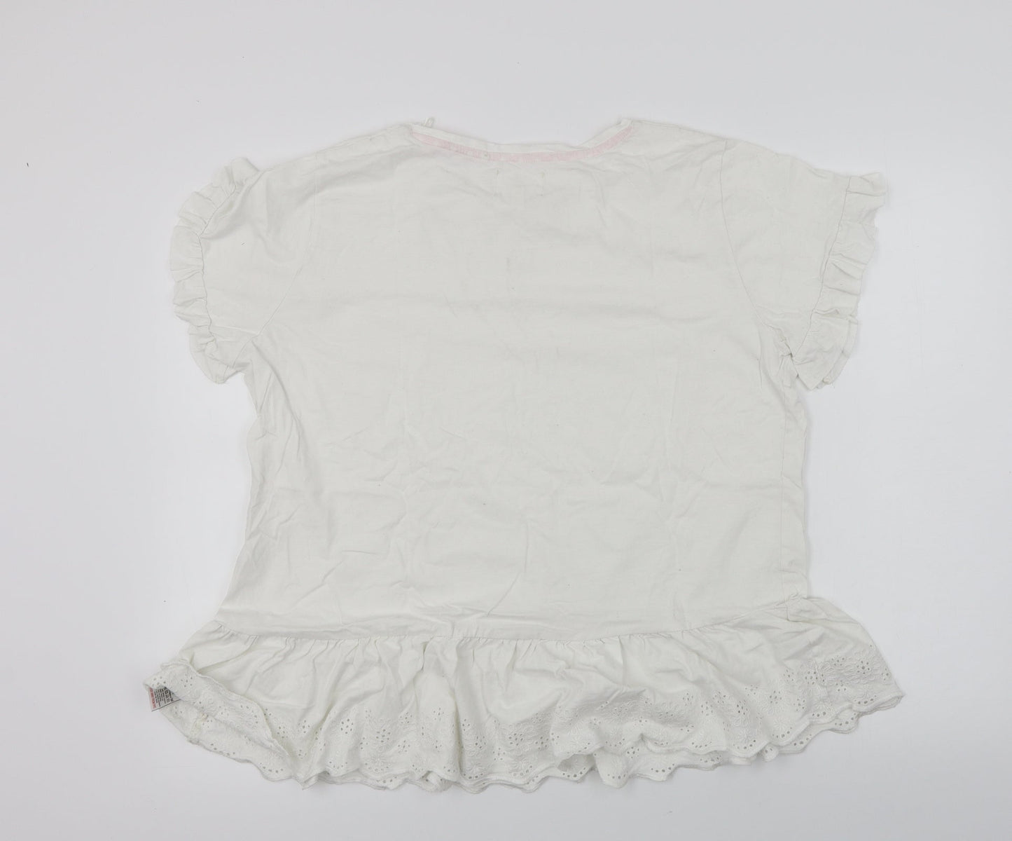 NEXT  Womens White   Basic T-Shirt Size L