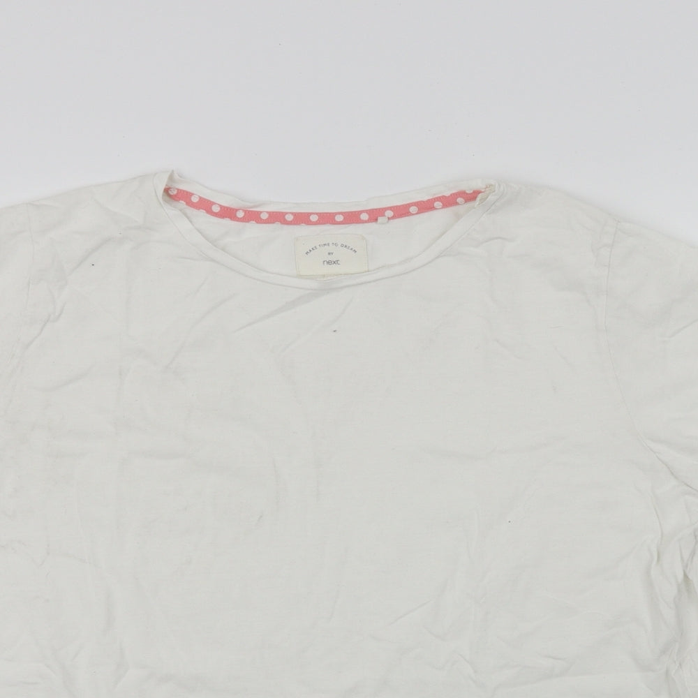 NEXT  Womens White   Basic T-Shirt Size L