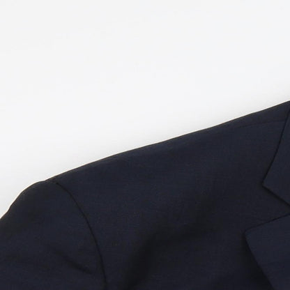 Preloved Fellini Mens Blue   Jacket Blazer Size 40 - Front