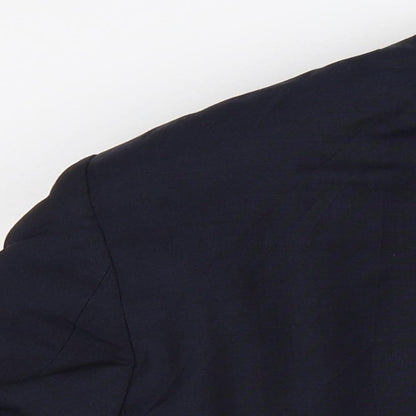 Preloved Fellini Mens Blue   Jacket Blazer Size 40 - Back