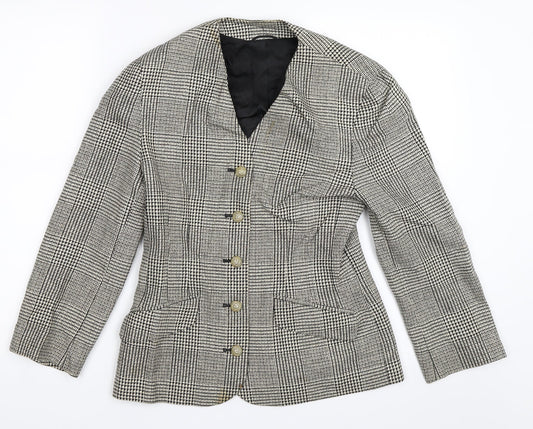 St Michael Womens Black   Jacket Blazer Size 10