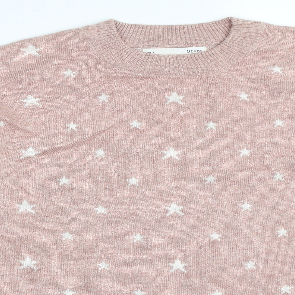 Sfera Womens Pink   Pullover Jumper Size L
