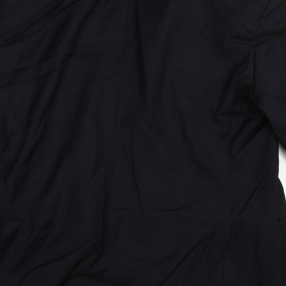Preworn Mens Black   Jacket Blazer Size 38