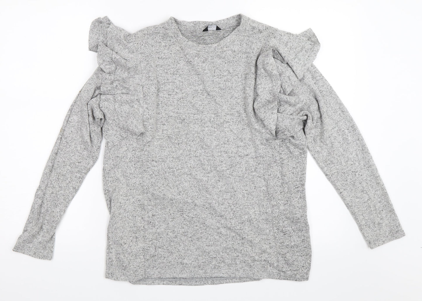 M&Co Womens Grey   Pullover Jumper Size 10