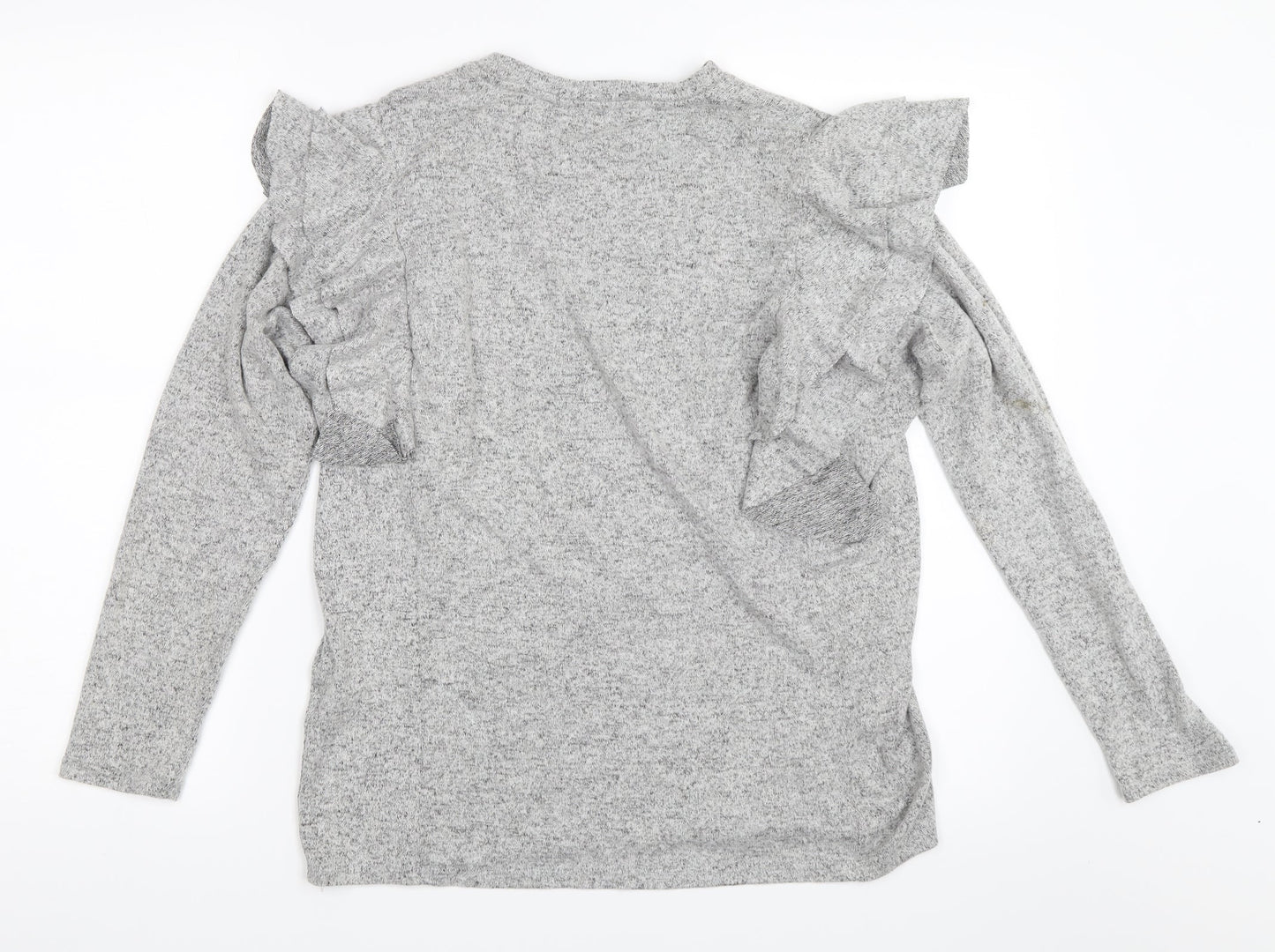 M&Co Womens Grey   Pullover Jumper Size 10