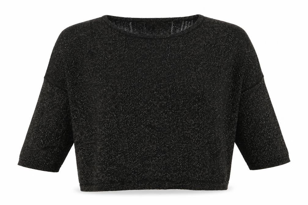 18 & East Womens Black   Pullover Jumper Size S