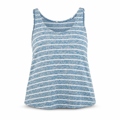 Preworn Womens Blue Striped  Basic Tank Size 14