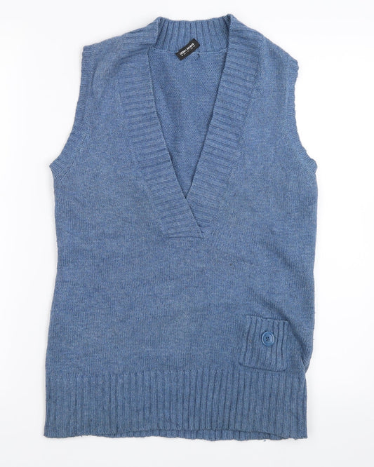 Gerry Weber Womens Blue   Vest Jumper Size 10
