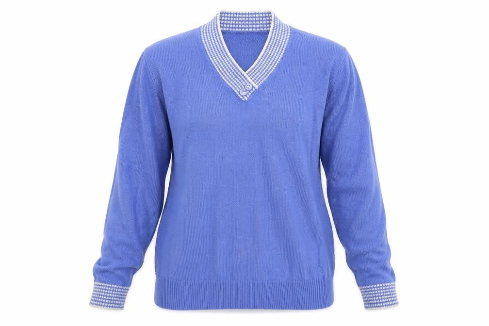 Isle Womens Blue   Pullover Jumper Size 14