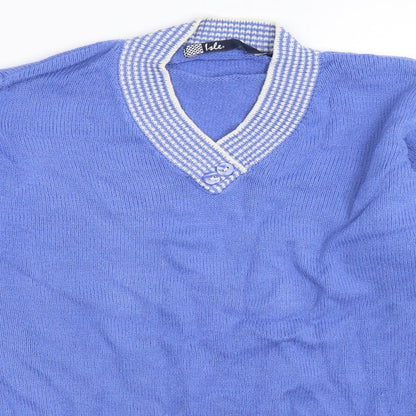 Isle Womens Blue   Pullover Jumper Size 14