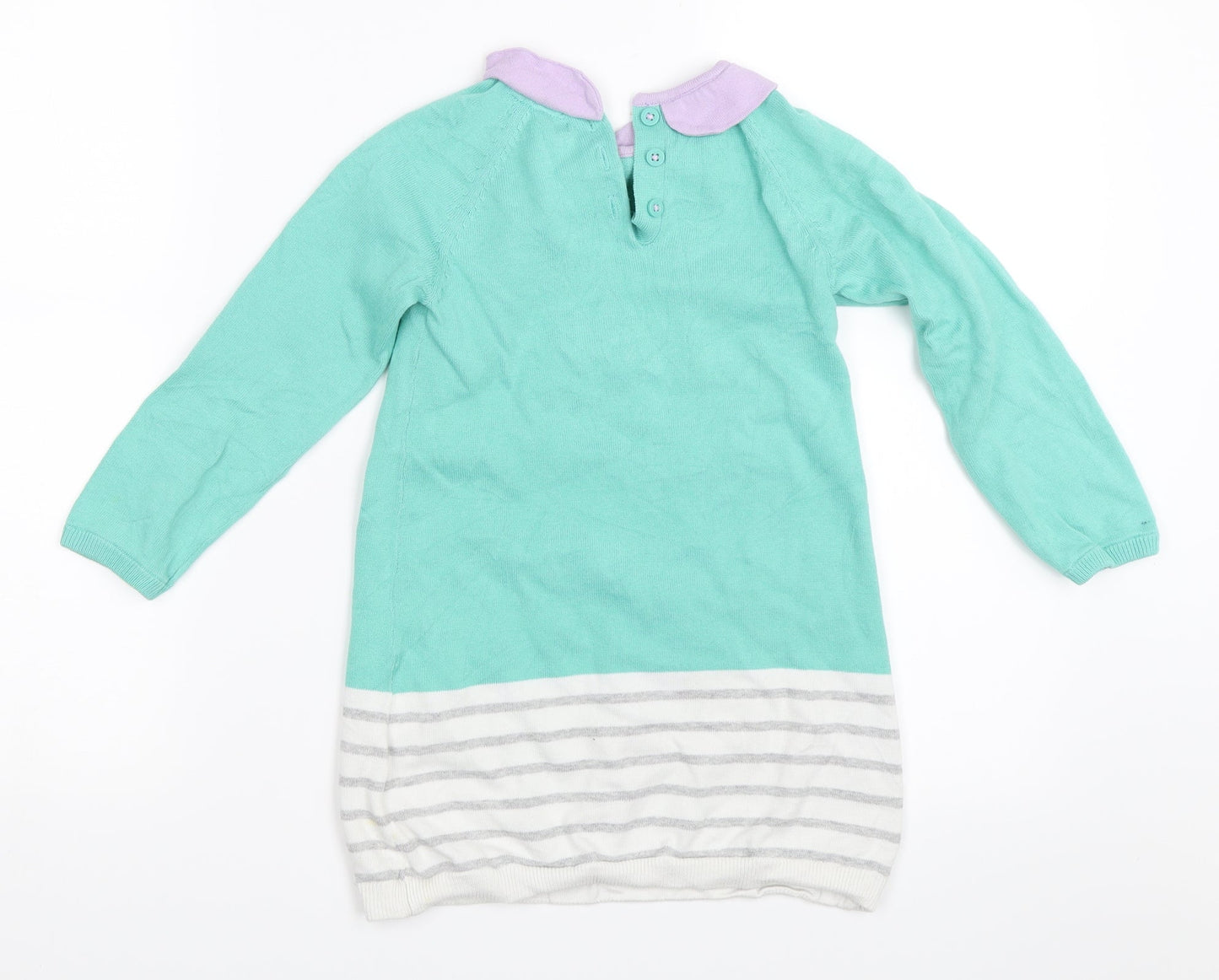 Marks and Spencer Girls Green   Shift  Size 4-5 Years