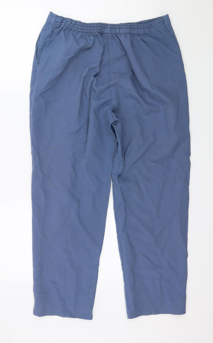 Preworn Womens Blue   Trousers  Size 34 in L25 in