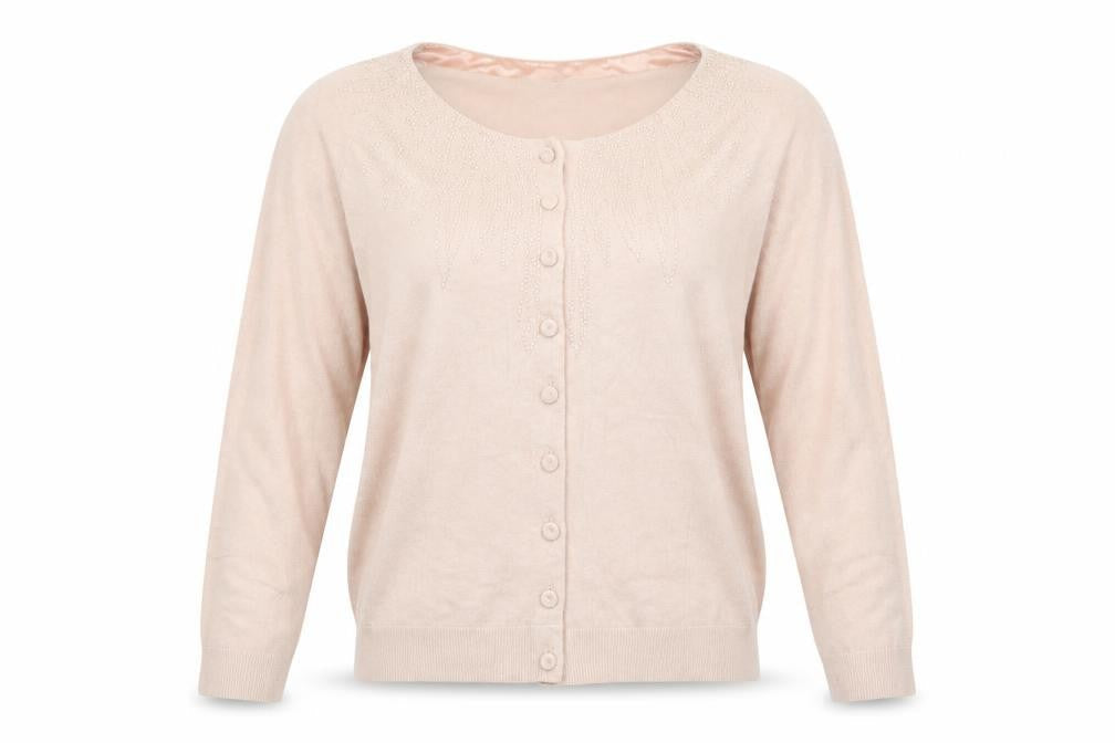Savida Womens Pink   Cardigan Jumper Size 14